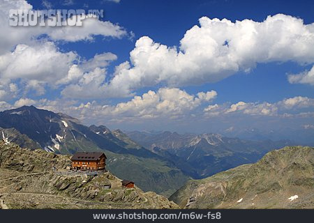 
                Hütte, Südtirol, Schutzhütte, ötztaler Alpen, Stettiner Hütte                   