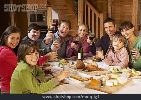
                Häusliches Leben, Abendessen, Familienleben                   
