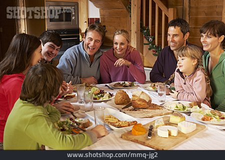 
                Häusliches Leben, Abendessen, Familienleben                   