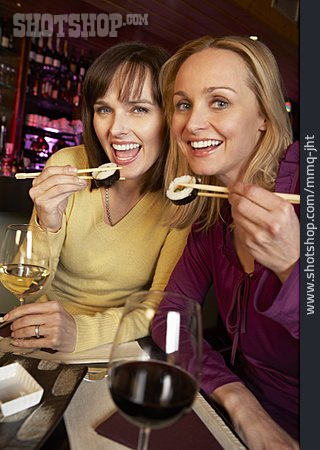 
                Eating & Drinking, Girlfriend, Sushi, Party, Sushi Bar                   