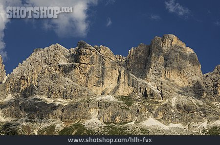 
                Gebirge, Dolomiten, Bergmassiv, Rosengartengruppe                   