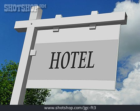 
                Hotel, Schild, Hotelzimmer                   