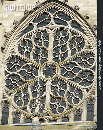 
                Rosette, Kirchenfenster, Fensterrose                   
