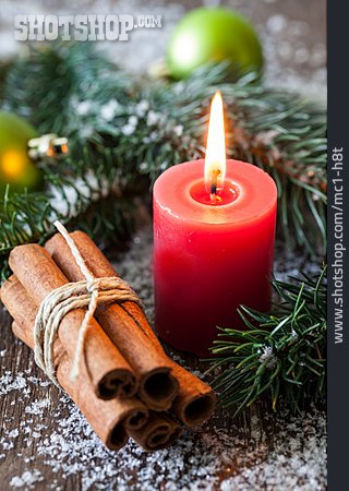 
                Christmas Decoration, Candlelight                   