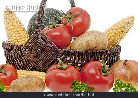 
                Gesunde Ernährung, Gemüsekorb                   