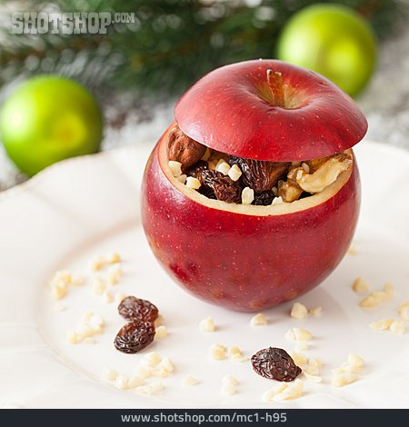 
                Christmas, Baked Apple                   