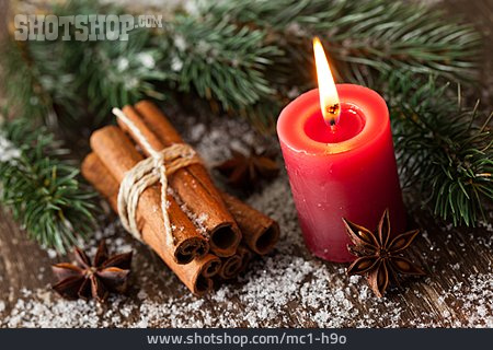 
                Christmas Decoration, Candlelight, Advent Season                   