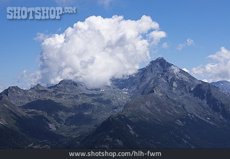 
                Wolke, Gebirge, Alpen, Dolomiten                   
