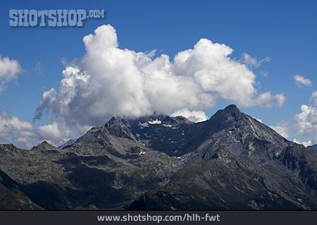 
                Wolke, Gebirge, Alpen, Dolomiten                   