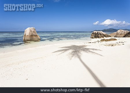 
                Strand, Seychellen, La Digue                   