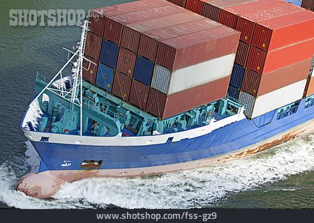 
                Frachtschiff, Containerschiff, Warentransport                   