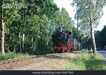 
                Eisenbahn, Historisches Fahrzeug, Schmalspurbahn, Rügensche Kleinbahn                   