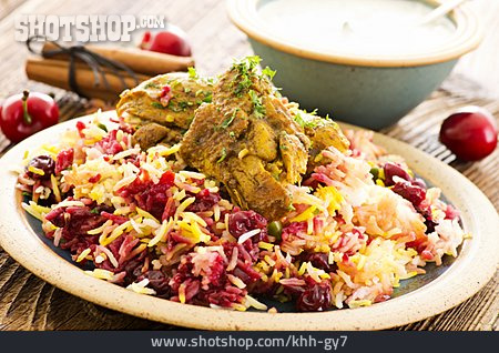 
                Orientalische Küche, Reisgericht, Pilaw                   
