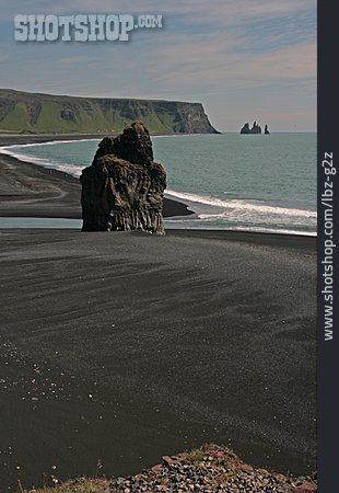 
                Küste, Island, Felsnadel                   