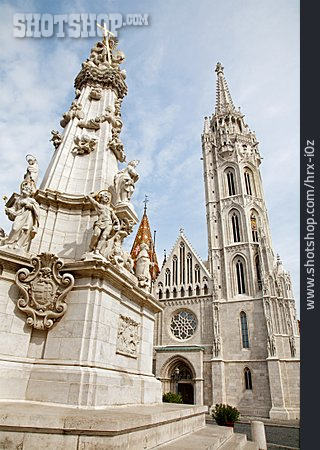 
                Dreifaltigkeitssäule, Budapest, Matthiaskirche                   