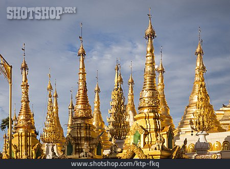 
                Myanmar, Shwedagon, Shwedagon Pagode                   