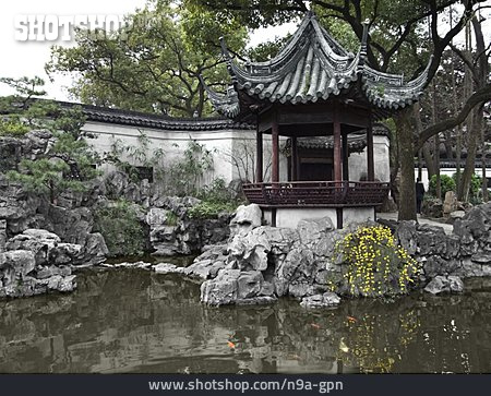 
                Gartenanlage, Ziergarten, Yu-yuan-garten                   