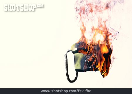 
                Telefon, Flamme, Feuer                   