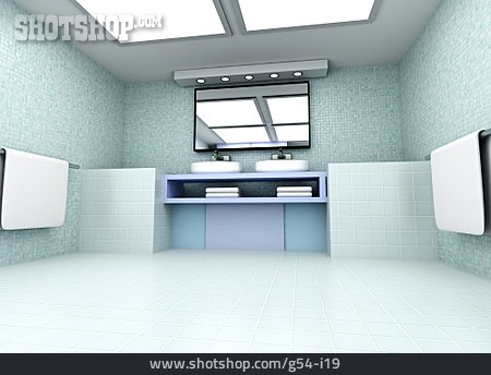 
                Bad, Badezimmer, 3d-rendering                   