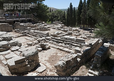 
                Archäologie, Kreta, Palast Von Knossos                   