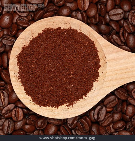 
                Kaffeebohne, Kaffeepulver                   