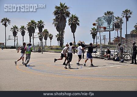 
                Kalifornien, Basketball, Venice Beach                   