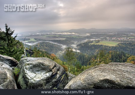 
                Weite, Aussicht, Elbsandsteingebirge, Waitzdorf                   