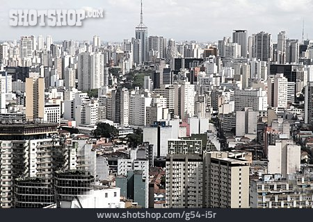 
                Architektur, Hochhaus, Häusermeer, Sao Paulo                   