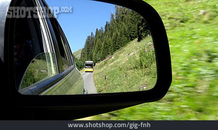 
                Unterwegs, Autofahrt, Außenspiegel, Seitenspiegel                   