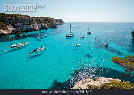 
                Mittelmeer, Bucht, Balearen, Menorca                   