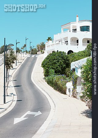 
                Straße, Ferienhaus, Villa, Menorca                   