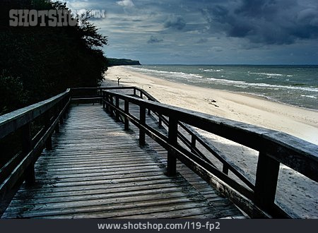 
                Ostsee, Stürmisch, Strandzugang                   