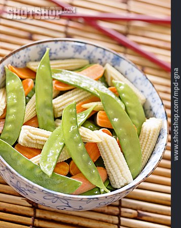 
                Gemüse, Asiatische Küche, Sautiert                   