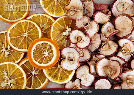 
                Orangenscheibe, Trockenobst, Apfelscheibe                   