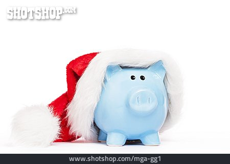 
                Weihnachten, Sparschwein, Budget                   