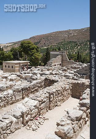 
                Archäologie, Kreta, Palast Von Knossos                   