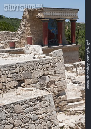 
                Archäologie, Tempel, Kreta, Palast Von Knossos                   