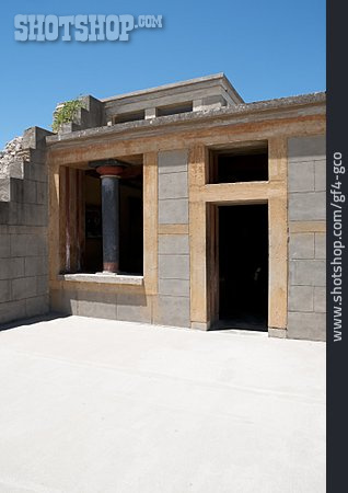 
                Archäologie, Tempel, Knossos                   