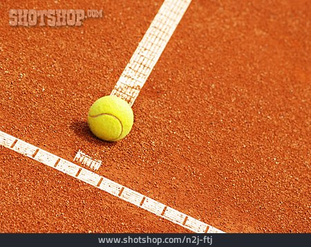 
                Markierung, Tennisplatz, Tennisball                   