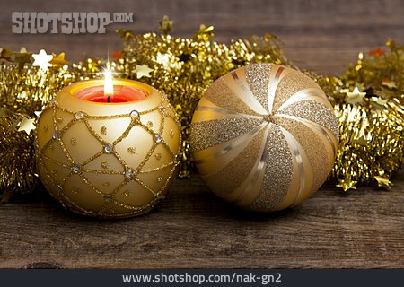 
                Candle, Christmas Decoration                   