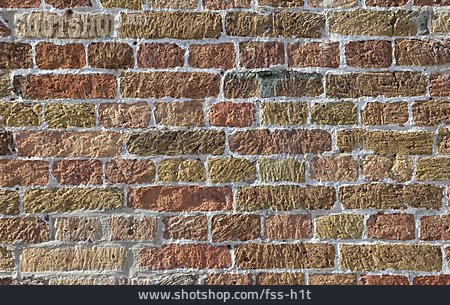 
                Mauerwerk, Backsteinmauer                   
