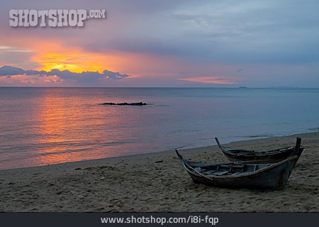 
                Sonnenuntergang, Thailand, Andamanensee                   