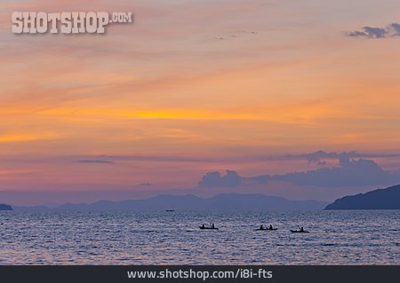 
                Sonnenuntergang, Thailand, Andamanensee                   
