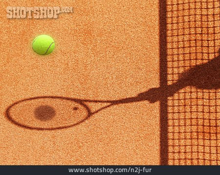 
                Tennis, Schatten, Tennisball                   