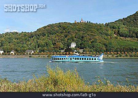 
                Rhein, Ausflugsdampfer, Drachenburg, Schloss Drachenburg                   