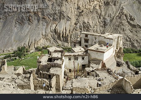 
                Dorf, Indien, Ladakh                   