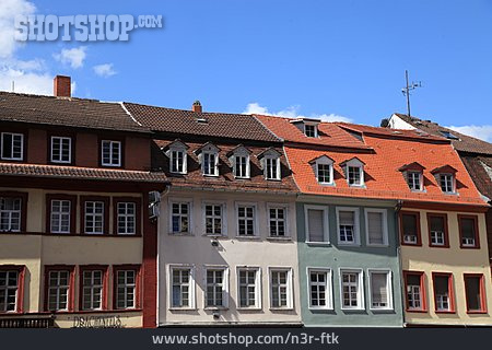 
                Wohnhaus, Haus, Altbau, Heidelberg, Häuserreihe                   