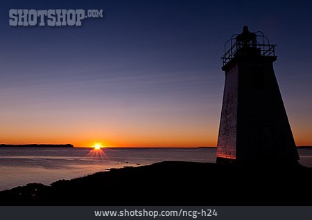 
                Abenddämmerung, Leuchtturm, Dalhousie Lighthouse                   