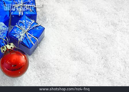 
                Christbaumkugel, Kunstschnee, Weihnachtsgeschenk                   