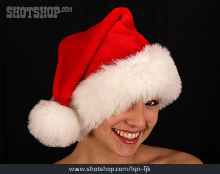 
                Weihnachten, Weihnachtsmütze, Weihnachtsfrau                   
